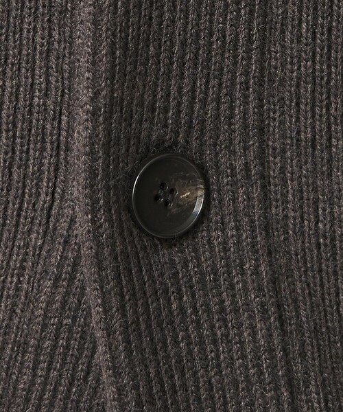 BEAUTY&YOUTH UNITED ARROWS(ビューティーアンドユースユナイテッドアローズ)の「【WEB限定 WARDROBE SMART】ウォッシャブル ショールカラー カーディガン(カーディガン/ボレロ・メンズ・ライトグレー/ブラック/ダークグレー・S/M/L/XL)」の4枚目の写真