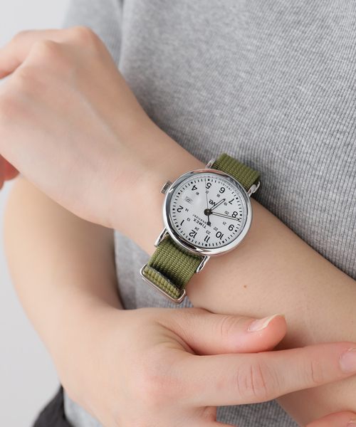 TIMEX(タイメックス)の「TIMEX Weekender 37 tx-tw2w85600(アナログ腕時計・レディース・シルバー・FREE)」の13枚目の写真