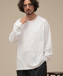 mlt5882-Flag Label Poketed LS Tee ポケロンTシャツ(TRM-2624016)