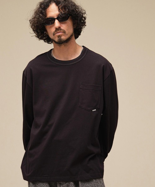 THEOREM(セオレム)の「mlt5882-Flag Label Poketed LS Tee ポケロンTシャツ(TRM-2624016)(Tシャツ/カットソー・メンズ・ホワイト/チャコール/ブラック/ブラウン・M/L/XL)」の5枚目の写真