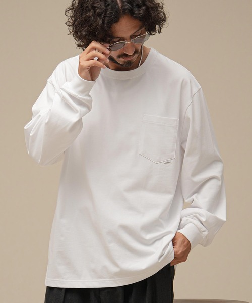 THEOREM(セオレム)の「mlt5882-Flag Label Poketed LS Tee ポケロンTシャツ(TRM-2624016)(Tシャツ/カットソー・メンズ・ホワイト/チャコール/ブラック/ブラウン・M/L/XL)」の17枚目の写真