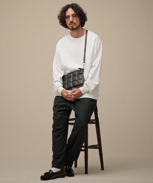 THEOREM(セオレム)の「mlt5882-Flag Label Poketed LS Tee ポケロンTシャツ(TRM-2624016)(Tシャツ/カットソー・メンズ・ホワイト/チャコール/ブラック/ブラウン・M/L/XL)」の22枚目の写真