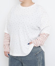 【NEW SIZE】フェイクレイヤードロンＴ