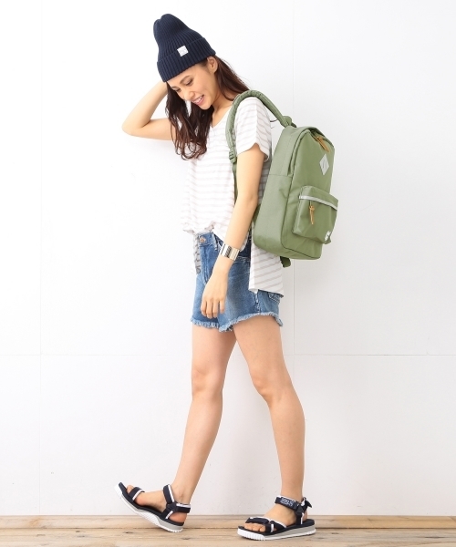 B:MING by BEAMS（ビーミングバイビームス）の「Wrangler / デニムショートパンツ（デニムパンツ・レディース・ライトブルー・MEDIUM/SMALL）」の2枚目の写真