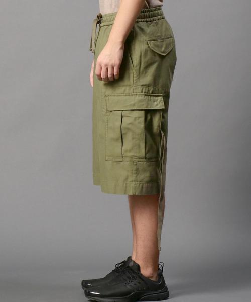 BEAUTY&YOUTH UNITED ARROWS(ビューティーアンドユースユナイテッドアローズ)の「<monkey time> バックサテン ワイド 6分丈 カーゴショーツ◆(カーゴパンツ・メンズ・オリーブ・MEDIUM/LARGE/SMALL)」の10枚目の写真
