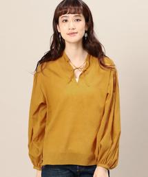 BEAUTY&YOUTH UNITED ARROWS | BY コットン ギャザースタンド9分袖ブラウス(シャツ/ブラウス)