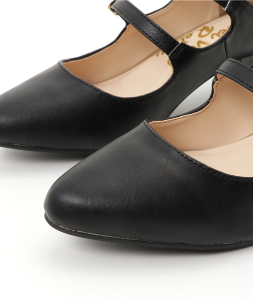 Noubel Voug Relax（ヌーベルヴォーグリラックス）の「Noubel Voug Relax(ヌーベル　ヴォーグ リラックス)/多重ベルトアンクルストラップパンプス（パンプス・レディース・ベージュ系その他/ダークブラウン/ブラック・LL/L/S/M）」の9枚目の写真