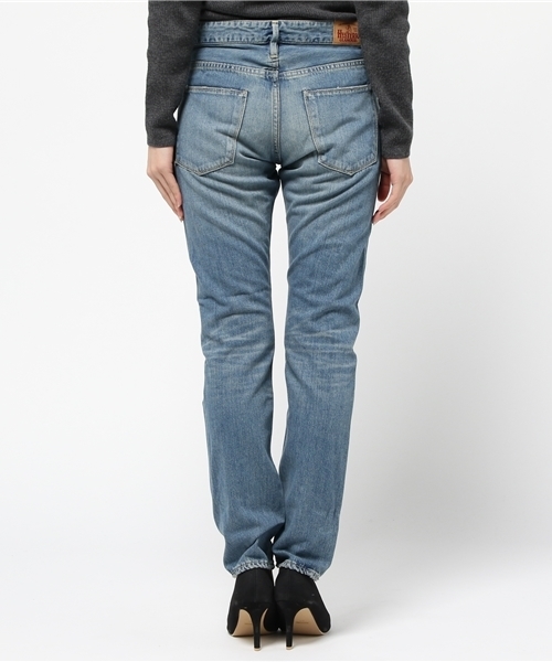 HYSTERIC GLAMOUR（ヒステリックグラマー）の「PSR加工デニム 九分丈スリムPT（デニムパンツ・レディース・インディゴブルー・XX-SMALL/X-SMALL/SMALL/MEDIUM）」の12枚目の写真