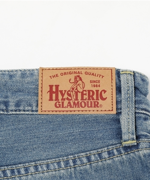 HYSTERIC GLAMOUR（ヒステリックグラマー）の「PSR加工デニム 九分丈スリムPT（デニムパンツ・レディース・インディゴブルー・XX-SMALL/X-SMALL/SMALL/MEDIUM）」の4枚目の写真
