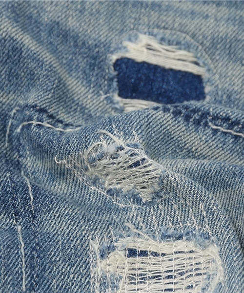 HYSTERIC GLAMOUR（ヒステリックグラマー）の「PSR加工デニム 九分丈スリムPT（デニムパンツ・レディース・インディゴブルー・XX-SMALL/X-SMALL/SMALL/MEDIUM）」の2枚目の写真