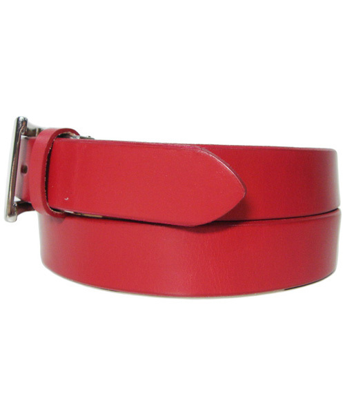 ８(eight)（エイト）の「スクエアバックルレザーベルト（ベルト・メンズ・ホワイト/レッド/ブラック・FREE）」の9枚目の写真