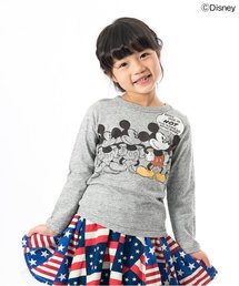BREEZE | Disney（ディズニー） ミッキー整列Ｔシャツ(Tシャツ/カットソー)