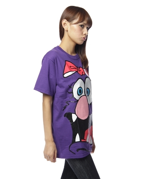 GERLAN JEANS（ガーランジーンズ）の「GERLAN JEANS　ｱｲｽｸﾘｰﾑTｼｬﾂ（Tシャツ/カットソー・レディース・ピンク/パープル・MEDIUM）」の7枚目の写真