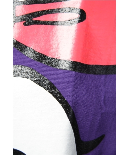 GERLAN JEANS（ガーランジーンズ）の「GERLAN JEANS　ｱｲｽｸﾘｰﾑTｼｬﾂ（Tシャツ/カットソー・レディース・ピンク/パープル・MEDIUM）」の5枚目の写真