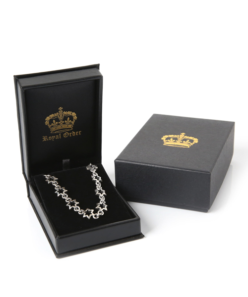 ROYAL ORDER(ロイヤルオーダー)の「STARFRAMES REPEATED BRACELET(ブレスレット・メンズ・シルバー・US-6/US-7/US-8/13号 US-6h)」の4枚目の写真