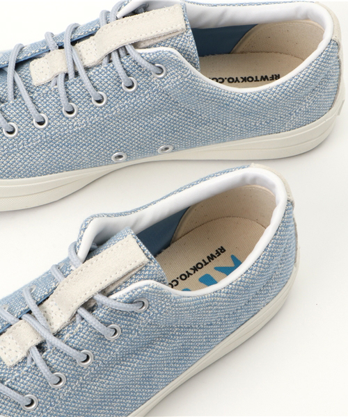 RFW（アールエフダブル）の「RFW: BAGEL-LO DENIM/DOBBY（スニーカー・メンズ・ナチュラル/ブルー・8/9/10）」の7枚目の写真