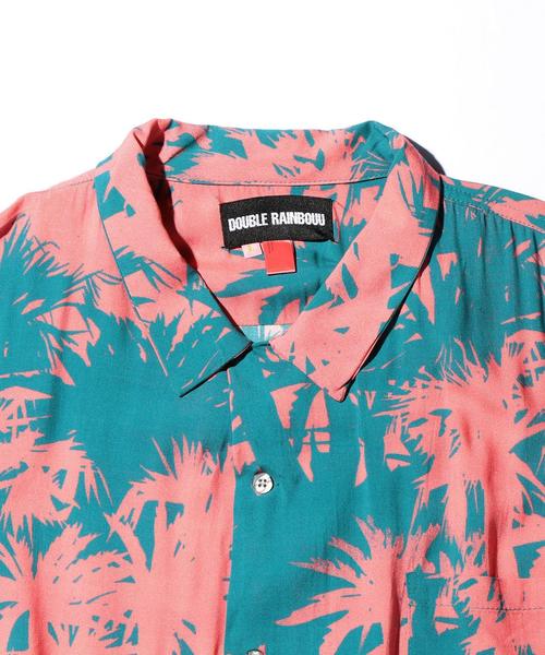 DOUBLE RAINBOUU(ダブルレインボー)の「<DOUBLE RAINBOUU> JUNGLE JUICE SHIRT SS/シャツ(シャツ/ブラウス・メンズ・コバルトブルー・LARGE/MEDIUM)」の2枚目の写真