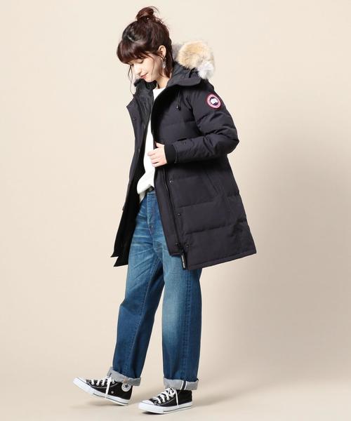 CANADA GOOSE（カナダグース）の「＜CANADA GOOSE（カナダグース）＞SHELBURNE（シェルバーン）パーカ :（ダウンジャケット/コート・レディース・ブラック/ネイビー・SMALL/MEDIUM）」の13枚目の写真