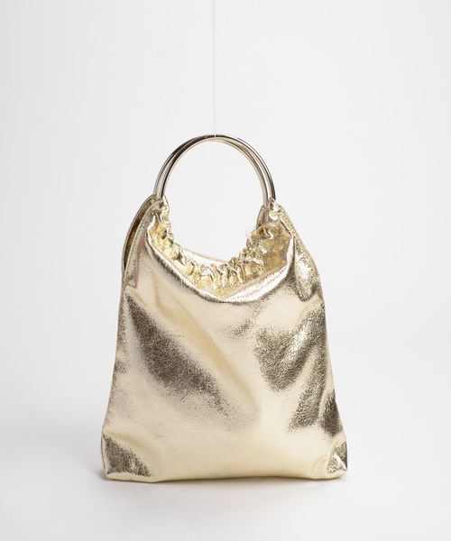 CONTROL FREAK / CTFK（コントロールフリーク）の「メタリックハンドルバッグ（ハンドバッグ・レディース・ブラック/ピンク/シルバー/ゴールド/ボルドー・FREE）」の5枚目の写真