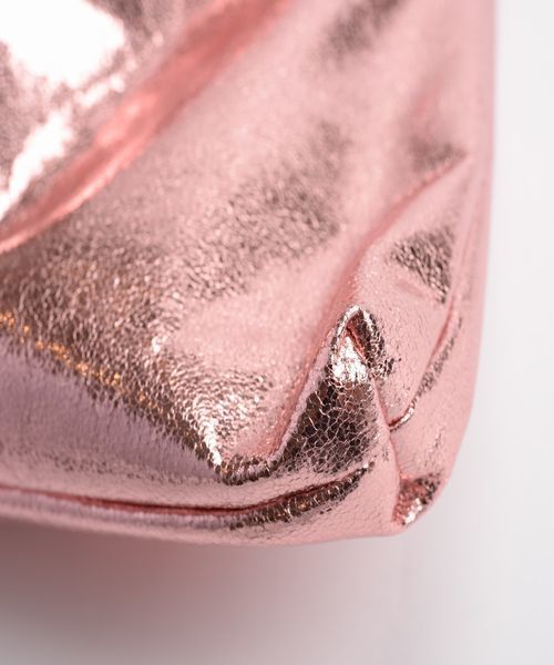 CONTROL FREAK / CTFK（コントロールフリーク）の「メタリックハンドルバッグ（ハンドバッグ・レディース・ブラック/ピンク/シルバー/ゴールド/ボルドー・FREE）」の10枚目の写真