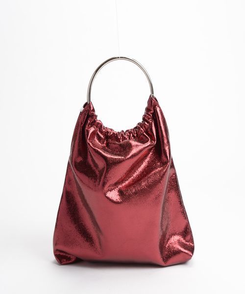 CONTROL FREAK / CTFK（コントロールフリーク）の「メタリックハンドルバッグ（ハンドバッグ・レディース・ブラック/ピンク/シルバー/ゴールド/ボルドー・FREE）」の11枚目の写真