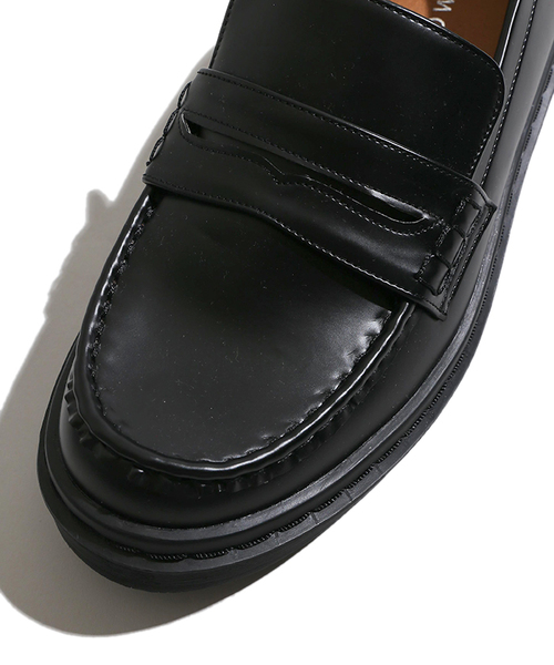 WEGO（ウィゴー）の「WEGO/コインローファー（ローファー・メンズ・ブラック/ブラウン・LARGE/MEDIUM/SMALL）」の10枚目の写真