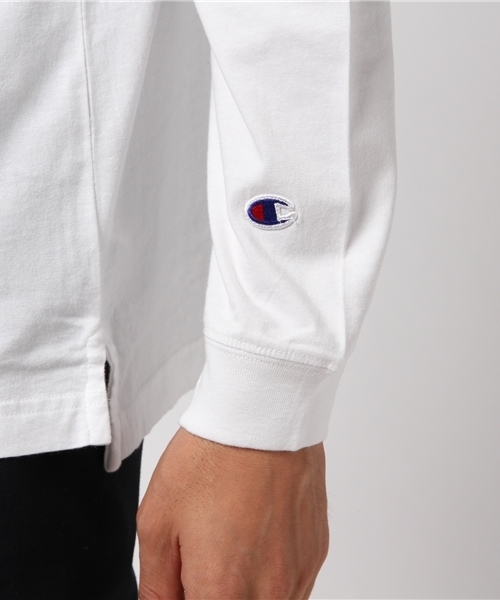 Champion(チャンピオン)の「スクリプトロゴビッグTシャツ(Tシャツ/カットソー・メンズ・ネイビー/ホワイト/ブラック・X-LARGE/SMALL/LARGE/MEDIUM)」の8枚目の写真
