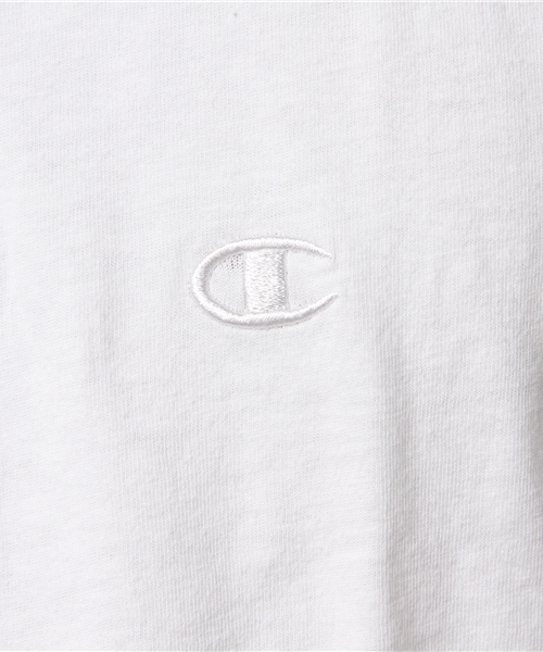 Champion(チャンピオン)の「スクリプトロゴビッグTシャツ(Tシャツ/カットソー・メンズ・ネイビー/ホワイト/ブラック・X-LARGE/SMALL/LARGE/MEDIUM)」の6枚目の写真