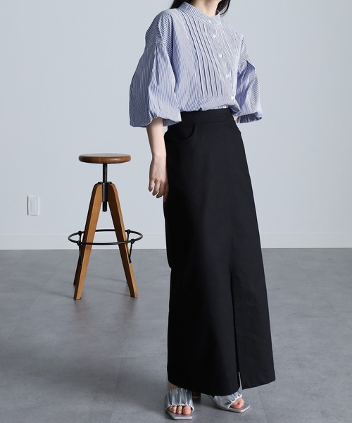 RANAN（ラナン）の「チノライクフロントスリットタイトスカート