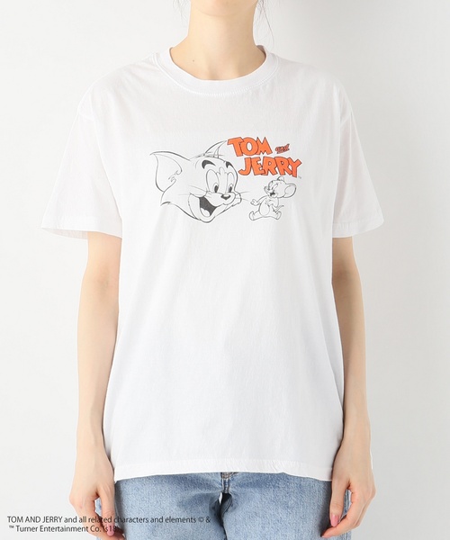 SLOBE citron.（スローブシトロン）の「SLOBE citron.×GOOD ROCK SPEED 別注トム＆ジェリーTシャツ◆（Tシャツ/カットソー・レディース・ホワイト・FREE）」の9枚目の写真
