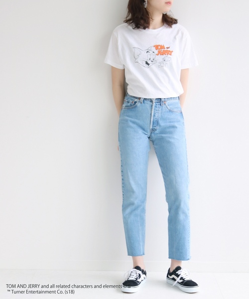 SLOBE citron.（スローブシトロン）の「SLOBE citron.×GOOD ROCK SPEED 別注トム＆ジェリーTシャツ◆（Tシャツ/カットソー・レディース・ホワイト・FREE）」の13枚目の写真