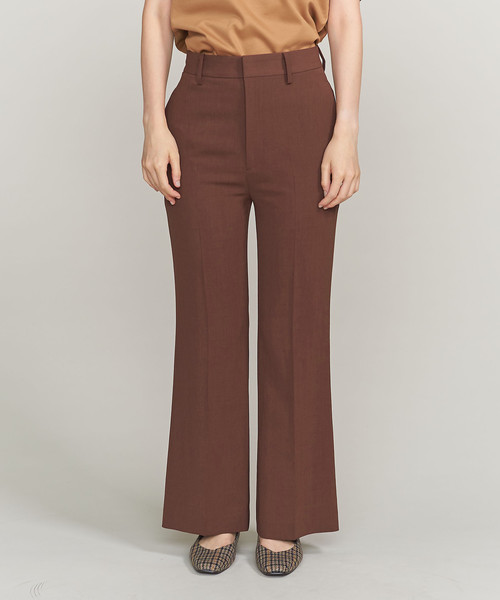 BEAUTY&YOUTH UNITED ARROWS(ビューティーアンドユースユナイテッドアローズ)の「BY ツイルフレアパンツ ◆(その他パンツ・レディース・ブラウン/ブラック・MEDIUM/SMALL)」の12枚目の写真