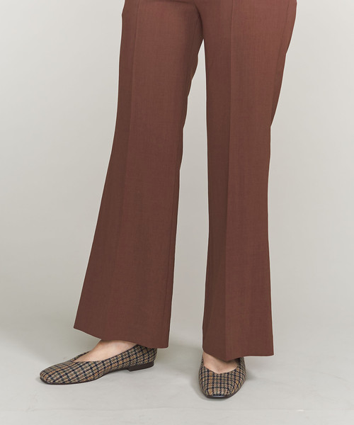 BEAUTY&YOUTH UNITED ARROWS(ビューティーアンドユースユナイテッドアローズ)の「BY ツイルフレアパンツ ◆(その他パンツ・レディース・ブラウン/ブラック・MEDIUM/SMALL)」の5枚目の写真