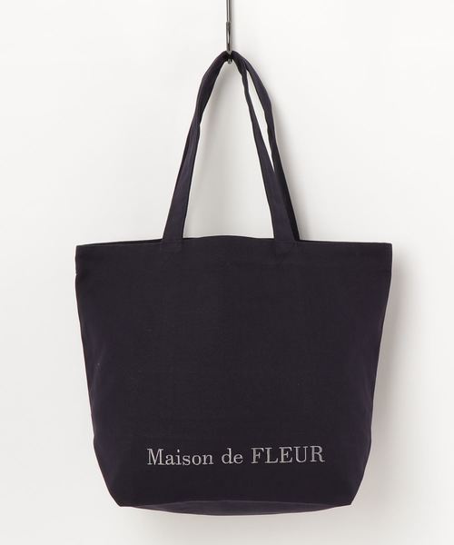 Maison de FLEUR（メゾンドフルール）の「帆布プレーントートMバッグ（トートバッグ・レディース・ブラック/オリーブ/ネイビー/その他9・FREE）」の8枚目の写真