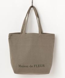 Maison de FLEUR | 帆布プレーントートMバッグ(トートバッグ)