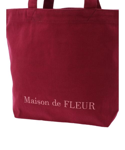 Maison de FLEUR（メゾンドフルール）の「帆布プレーントートMバッグ（トートバッグ・レディース・ブラック/オリーブ/ネイビー/その他9・FREE）」の10枚目の写真