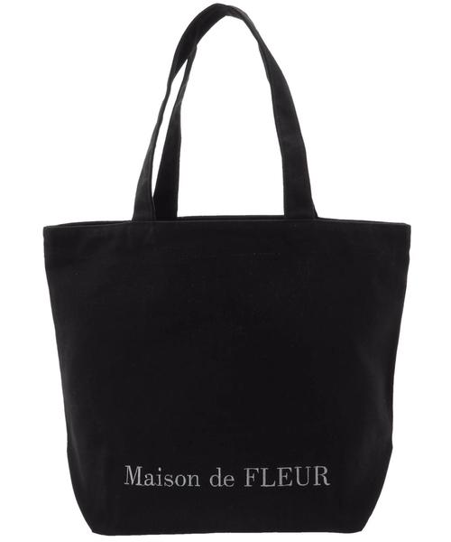 Maison de FLEUR（メゾンドフルール）の「帆布プレーントートMバッグ（トートバッグ・レディース・ブラック/オリーブ/ネイビー/その他9・FREE）」の5枚目の写真