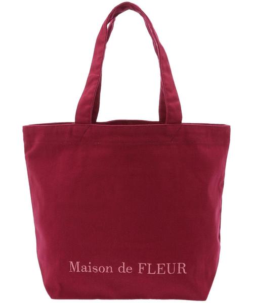 Maison de FLEUR（メゾンドフルール）の「帆布プレーントートMバッグ（トートバッグ・レディース・ブラック/オリーブ/ネイビー/その他9・FREE）」の7枚目の写真