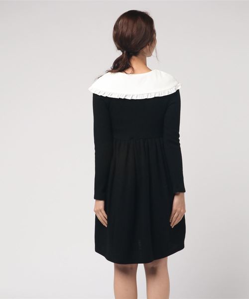 MILK:ミルクの黒のレースワンピース MILK（ミルク）の「シャトー ドレス（ワンピース）」 - WEAR