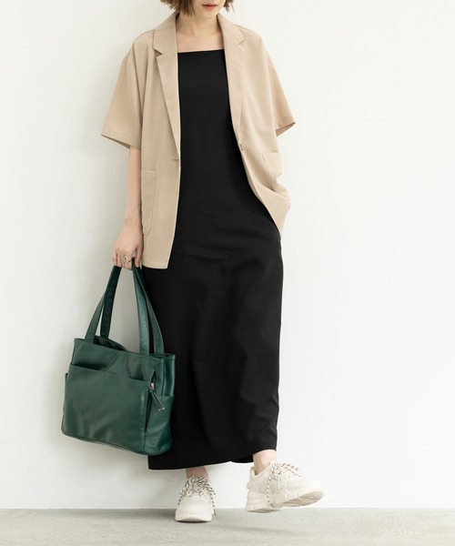 GeeRA（ジーラ）の「【多収納】１０ポケットトートバッグ（トートバッグ・レディース・ネイビー/アイボリー/ダークブラウン/ベージュ/ブラウン/オレンジ/ブラック/レッド/グリーン/マスタード/モカ/カーキ・FREE）」の20枚目の写真