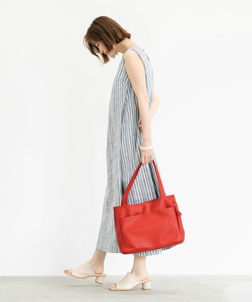 トートバッグ Guri セール】【多収納】10ポケットトートバッグ（トートバッグ