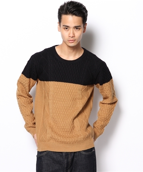 SHIPS（シップス）の「SC: クルーネック ランダム/アランニット■（ニット/セーター・メンズ・ホワイト/ネイビー/その他/ダークブルー/レッド/ブルー・SMALL/MEDIUM/LARGE/X-LARGE）」の18枚目の写真