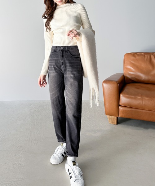 classicalelf(クラシカルエルフ)の「ハイウエストテーパードヴィンテージジーンズデニムパンツ&チノパンツ(デニムパンツ・レディース・ブルー系その他/ブラック/グレー・SMALL/MEDIUM/LARGE/X-LARGE/XX-LARGE)」の11枚目の写真