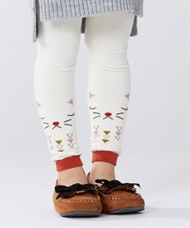 Ampersand | ネコちゃんモチーフスパッツ 10分丈(レギンス/スパッツ)