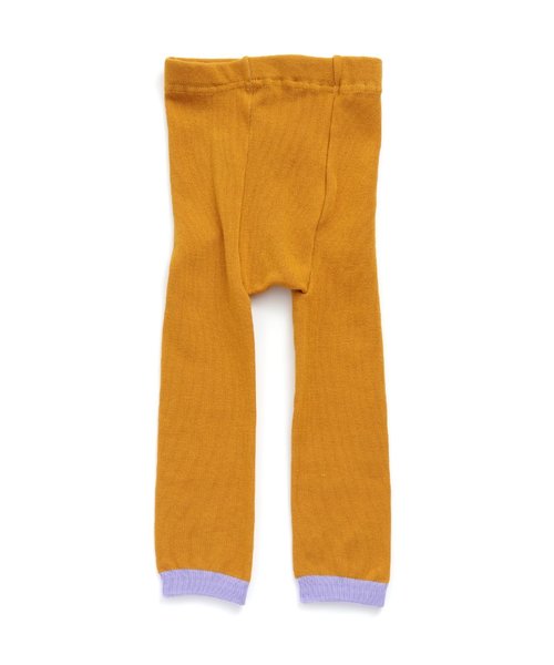 Ampersand(アンパサンド)の「ネコちゃんモチーフスパッツ 10分丈(レギンス/スパッツ・キッズ・マスタード/アイボリー/ネイビー・80/90/110/100/120/140)」の11枚目の写真