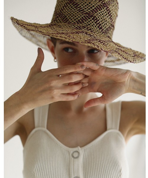 TODAYFUL（トゥデイフル）の「アバカブレードハット（ハット・レディース・ブラウン/ナチュラル・FREE）」の3枚目の写真