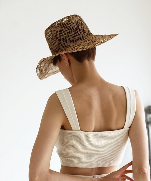 TODAYFUL（トゥデイフル）の「アバカブレードハット（ハット・レディース・ブラウン/ナチュラル・FREE）」の5枚目の写真