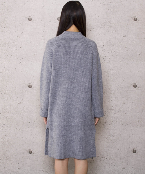 LUGG NAGG(ラグナグ)の「【Jewelobe/ ジュエローブ】シンプル ハイネック ニットワンピース(ワンピース・レディース・ホワイト/ブラック/ベージュ/グレー/ピンク・FREE)」の17枚目の写真