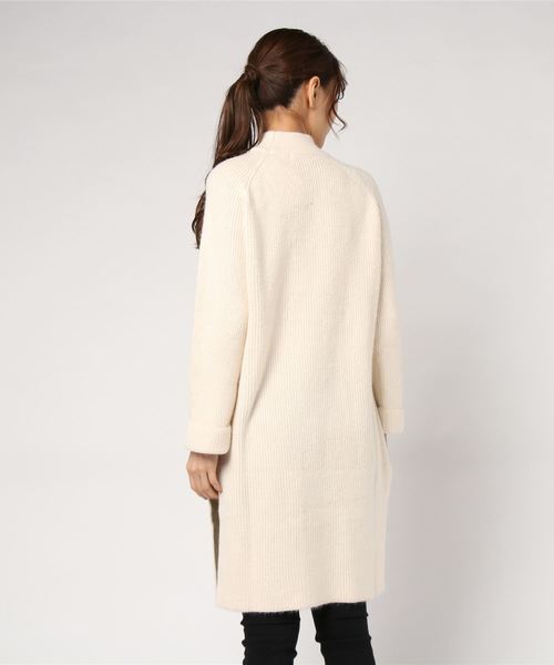 LUGG NAGG(ラグナグ)の「【Jewelobe/ ジュエローブ】シンプル ハイネック ニットワンピース(ワンピース・レディース・ホワイト/ブラック/ベージュ/グレー/ピンク・FREE)」の7枚目の写真