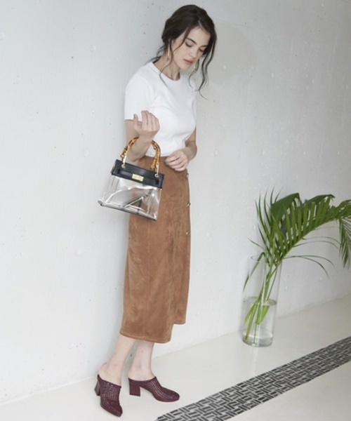 LE VERNIS（ル・ベルニ）の「クリアアーバンバッグS（ハンドバッグ・レディース・ブラック/ミント/キャメル/クリア・FREE）」の20枚目の写真